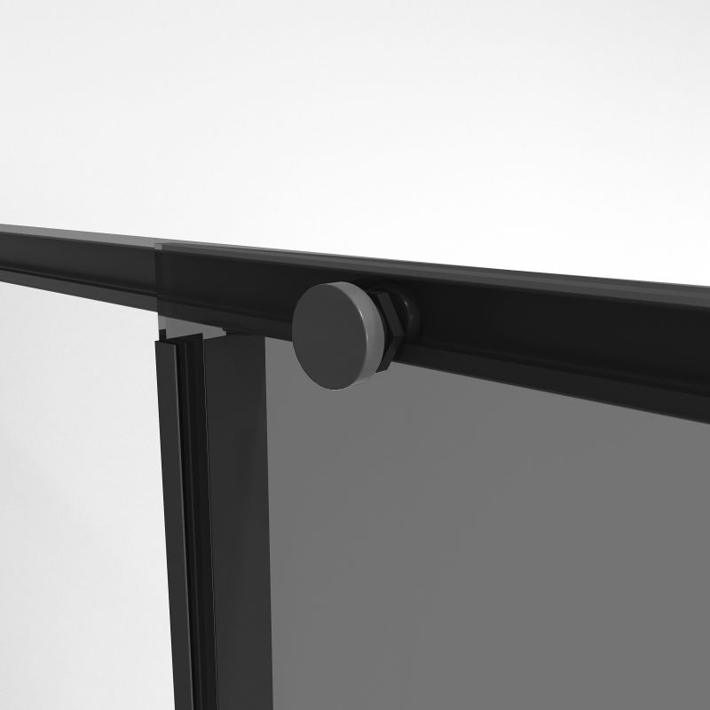 Душевой уголок Niagara NG-85-10TB-TB80-34 (100*80*195) прямоуг,раздвижн,черный матов.,стекло тонирован.,2мес