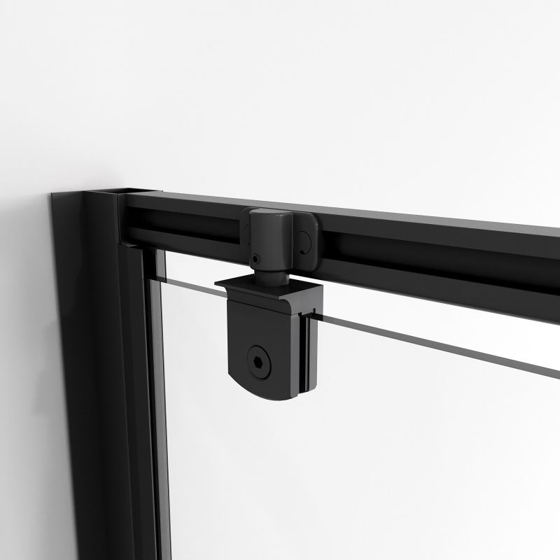 Душевой уголок Niagara NG-85-11AB-A100B-34 (110*100*195) прямоугол,распашн,черный матов,стекло прозрачн,2 ме