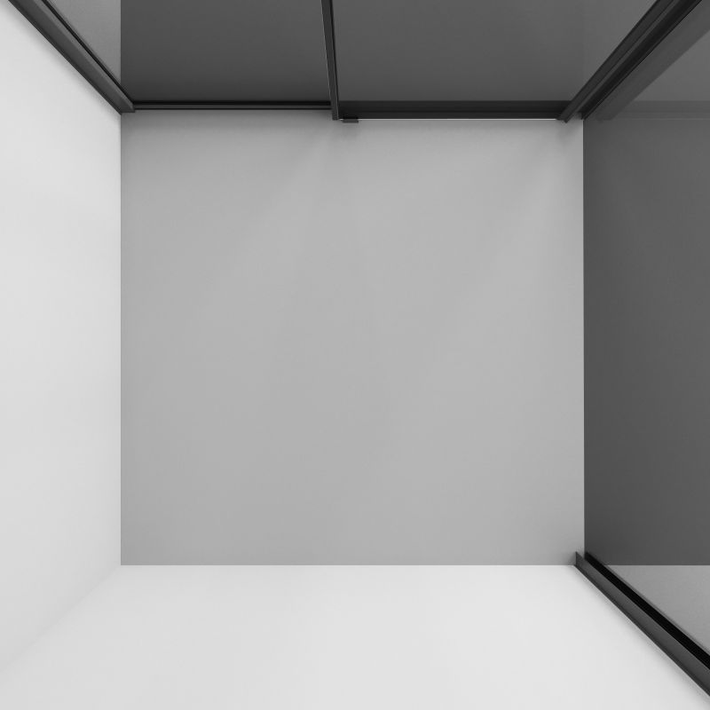 Душевой уголок Niagara NG-85-11TB-TB100-34 (110*100*195) прямоуг,раздвижн,черный матов,стекло тонирован,2мес