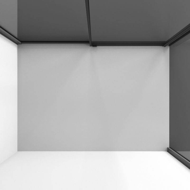 Душевой уголок Niagara NG-85-13TB-TB100-34 (130*100*195) прямоуг,раздвижн,черный матов,стекло тонирован,2мес