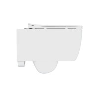 Подвесной унитаз Iddis New Mirro NMIRDSEi25 34.5 x 55 x 36.5 см безободковый с сиденьем Soft Close, белый