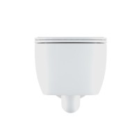 Подвесной унитаз Iddis New Mirro NMIRDSEi25 34.5 x 55 x 36.5 см безободковый с сиденьем Soft Close, белый