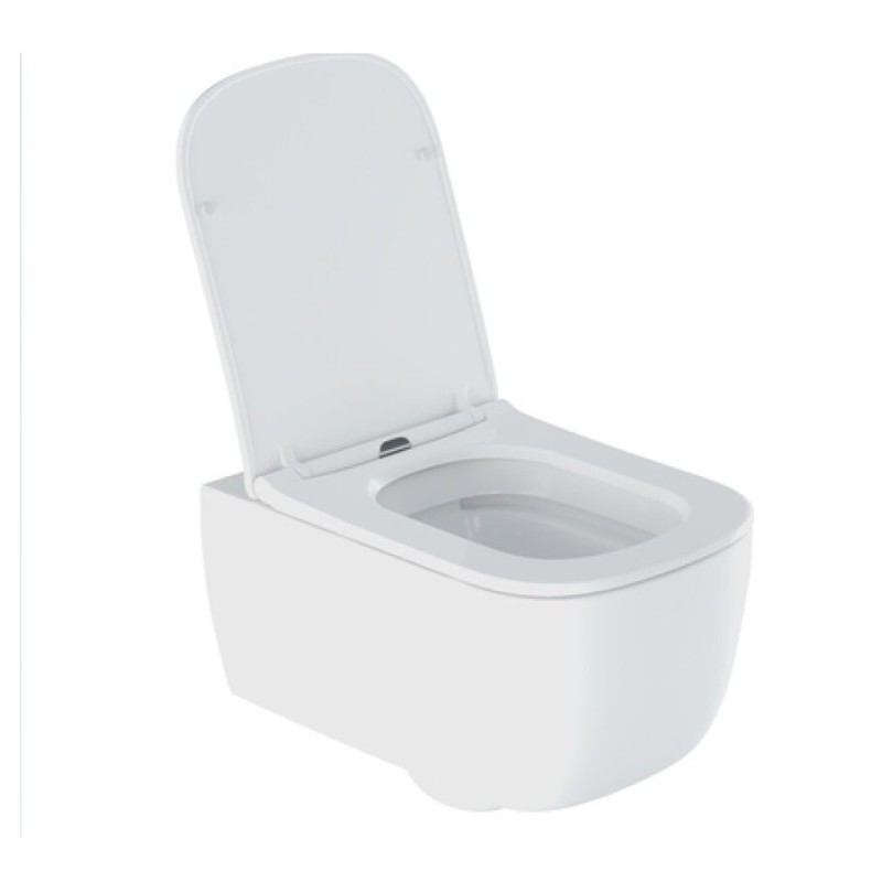 Подвесной унитаз Iddis New Mirro NMIRDSEi25 34.5 x 55 x 36.5 см безободковый с сиденьем Soft Close, белый