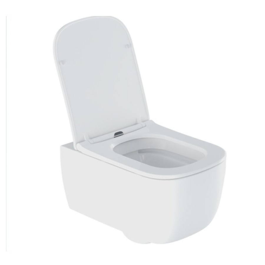 Подвесной унитаз Iddis New Mirro NMIRDSEi25 34.5 x 55 x 36.5 см безободковый с сиденьем Soft Close, белый