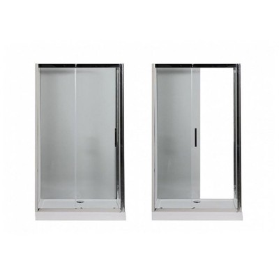 Душевой уголок Aquanet Delta NPE1131, 160 x 80 см, стекло прозрачное, профиль хром, 273608