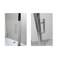Душевой уголок Aquanet Delta NPE1131, 160 x 80 см, стекло прозрачное, профиль хром, 273608