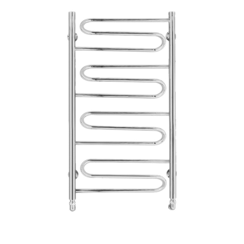 Полотенцесушитель электрический, Domoterm Офелия П12 50 x 100 E, хром, L/R, с терморегулятором