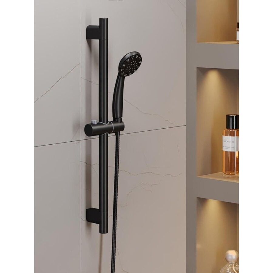 Душевой гарнитур Orange, черный матовый, 1 режим струи, OL11b