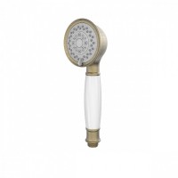 Душевая лейка Iddis Oldie OLD3F01i18, бронза/белый