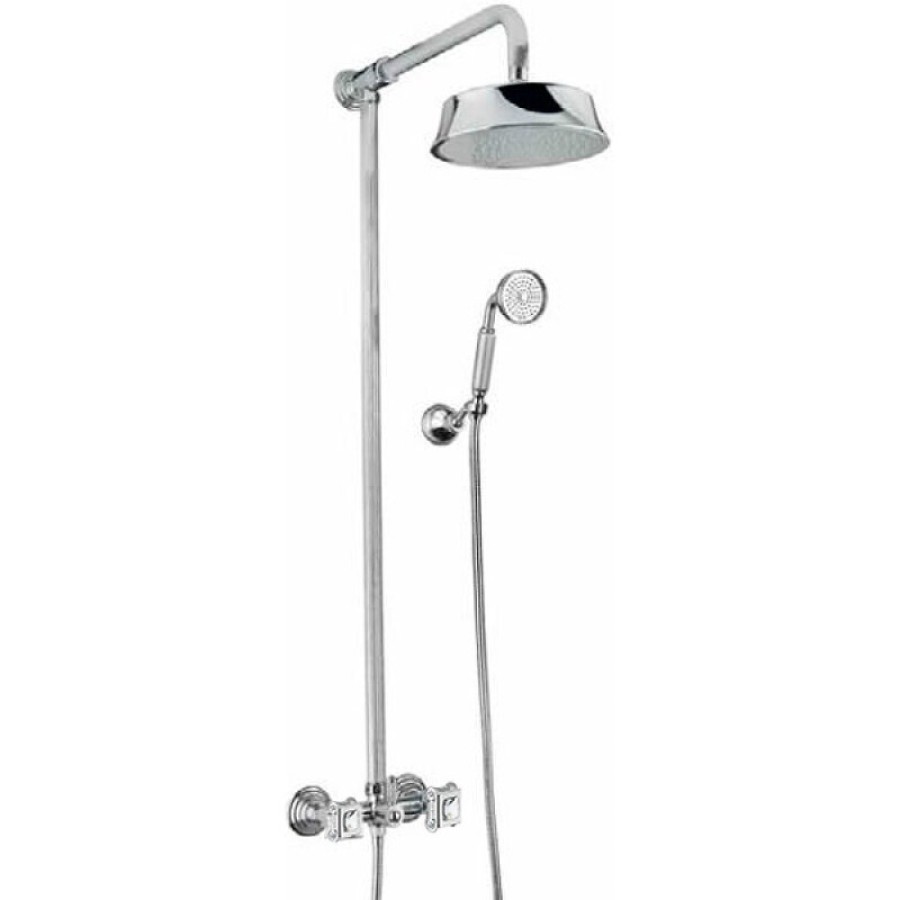 Душевая система Cezares Olimp-CD-01-Sw, ручки Swarovski, хром