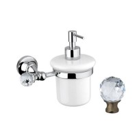 Дозатор для мыла Cezares Olimp SOI-02-Sw цвет бронза, ручки Swarovski