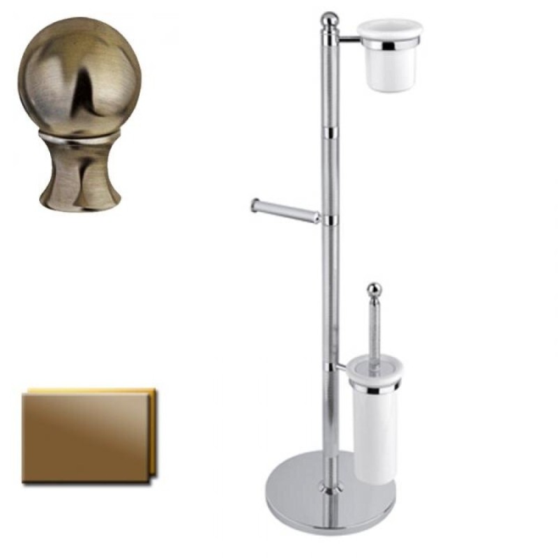 Стойка напольная Cezares Olimp-WBS-02-Sw цвет бронза, ручки Swarovski