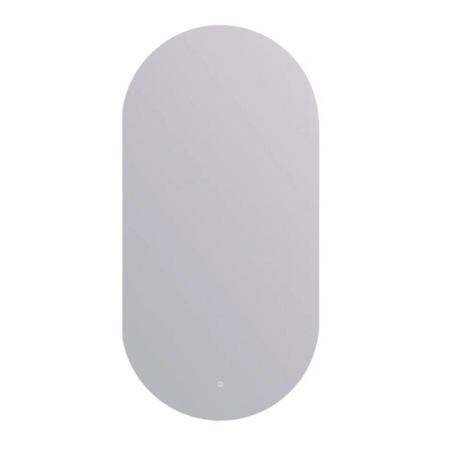 Зеркало Orange Nature ON-60OVZE, с LED подсветкой и сенсором, цвет белый