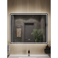 Зеркало Orange Nature ONP-100ZE, 100 см, с LED подсветкой и антизапотеванием, сенсор, белое