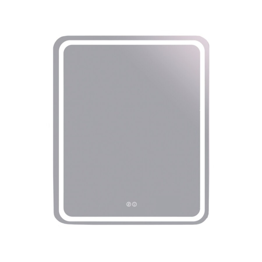 Зеркало Orange Nature ONP-50ZE, 50 см, с LED подсветкой и антизапотеванием, сенсор, белое