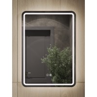 Зеркало Orange Nature ONP-50ZE, 50 см, с LED подсветкой и антизапотеванием, сенсор, белое