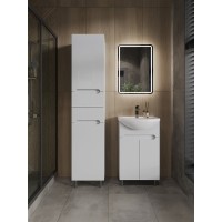 Зеркало Orange Nature ONP-50ZE, 50 см, с LED подсветкой и антизапотеванием, сенсор, белое