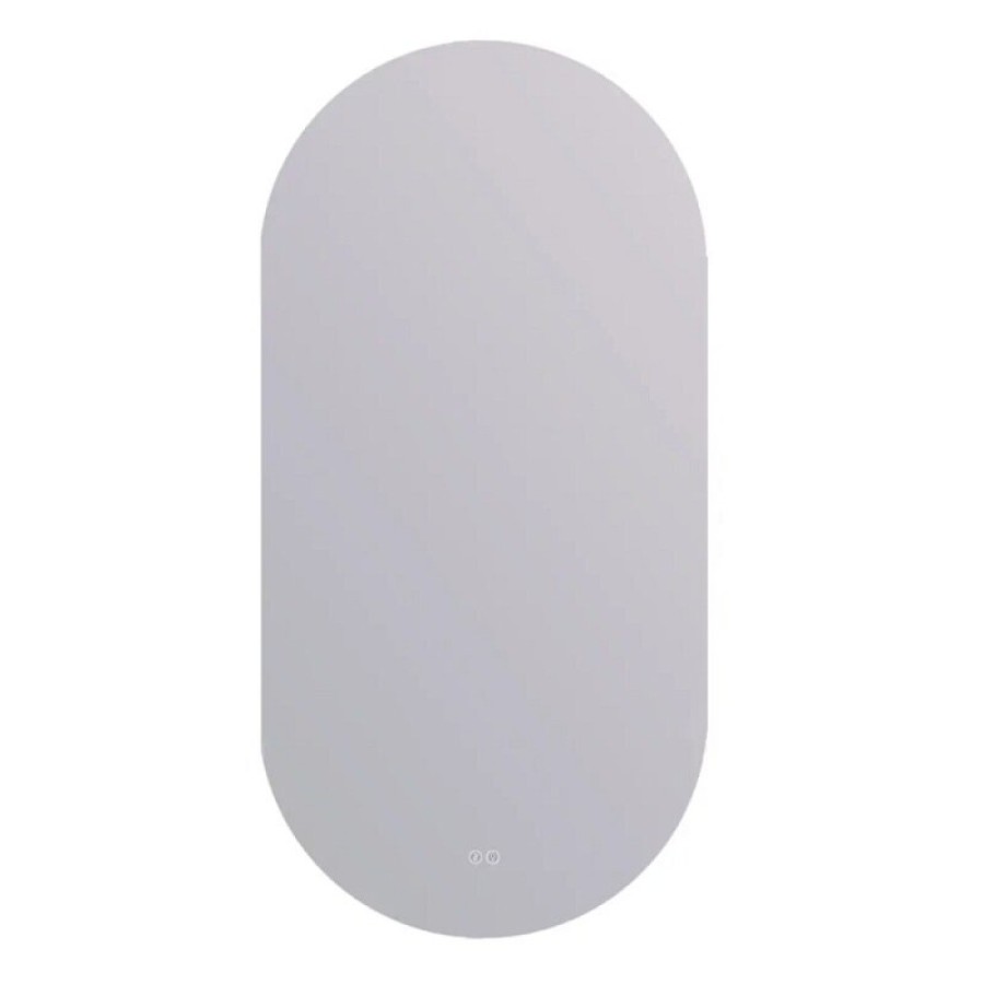 Зеркало Orange Nature ONP-60OVZE, с LED подсветкой, подогревом и сенсором, цвет белый
