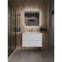 Зеркало Orange Nature ONP-80ZE, 80 см, с LED подсветкой и антизапотеванием, сенсор, белое