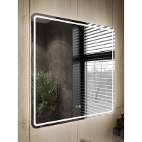 Зеркало Orange Nature ONP-80ZE, 80 см, с LED подсветкой и антизапотеванием, сенсор, белое
