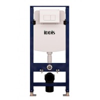 Инсталляция для подвесного унитаза Iddis Optima Home OPH0000i32K, клавиша смыва белая