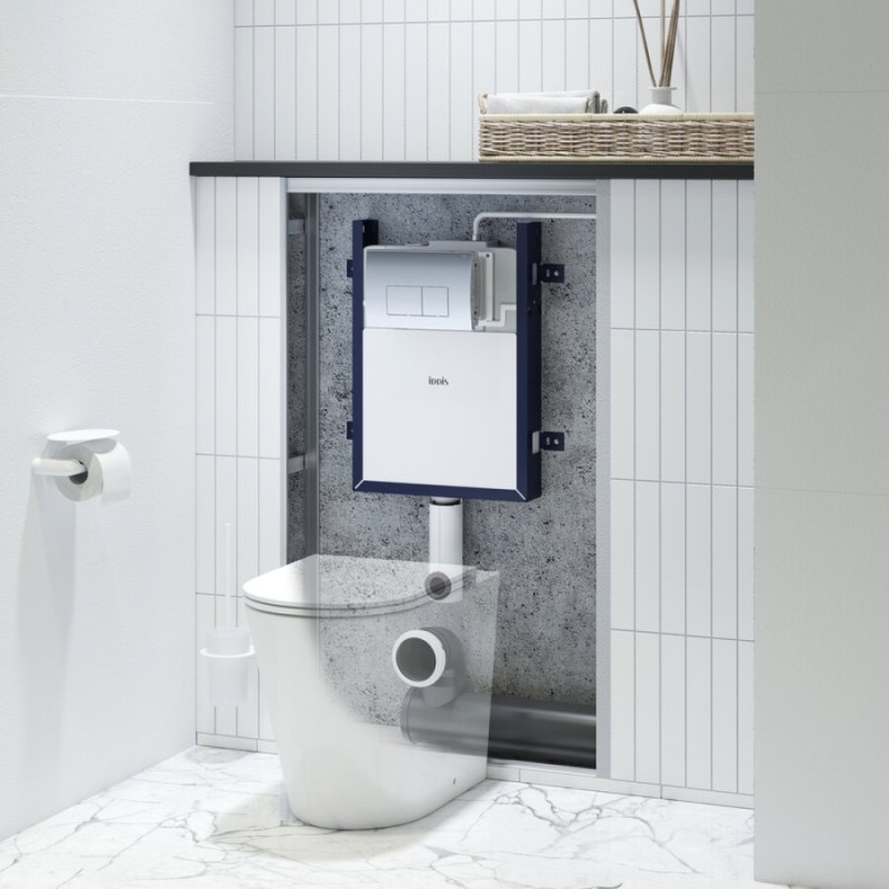 Монтажная рама Iddis Optima Home OPH0GCCi32K для унитаза, бачок и клавиша смыва хром