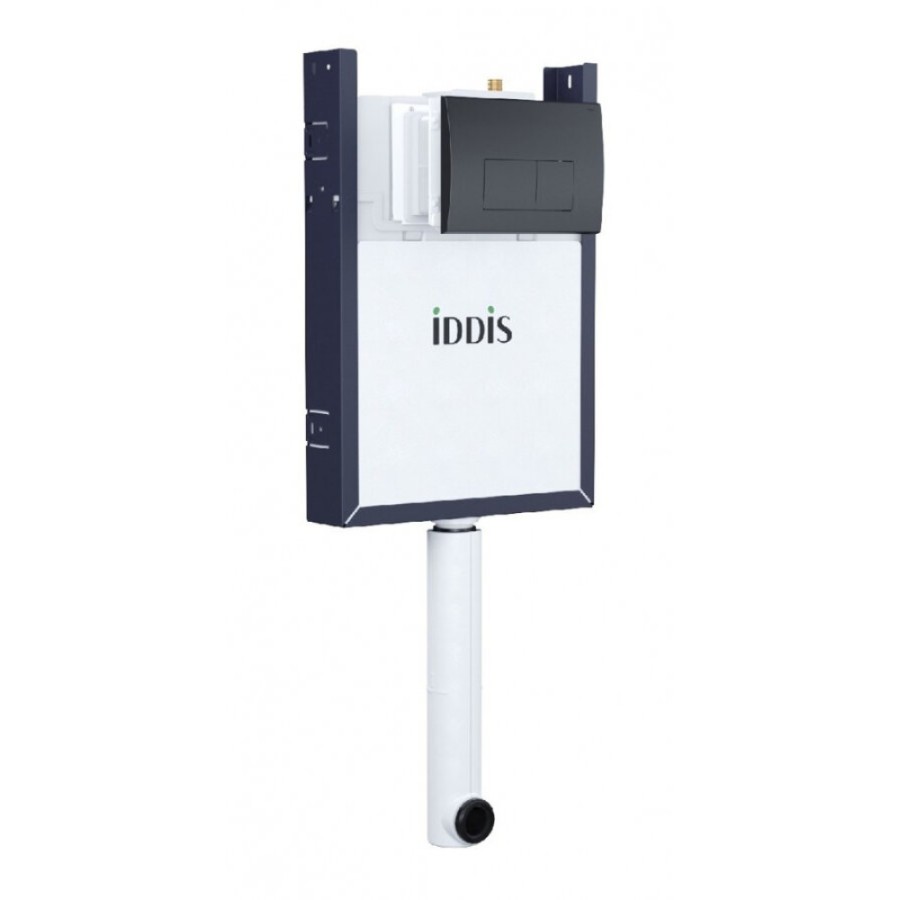 Монтажная рама Iddis Optima Home OPH0MBCi32K для унитаза, бачок, клавиша смыва черная