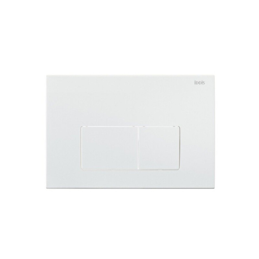 Клавиша смыва Iddis Optima Home OPH10W0i77, универсальная, белый глянцевый