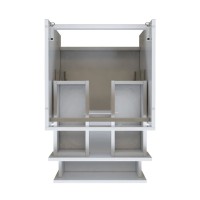 Тумба под раковину Iddis Optima Home 110 см напольная, для стиральной машины, с ящиками, белый, OPH110Bi95