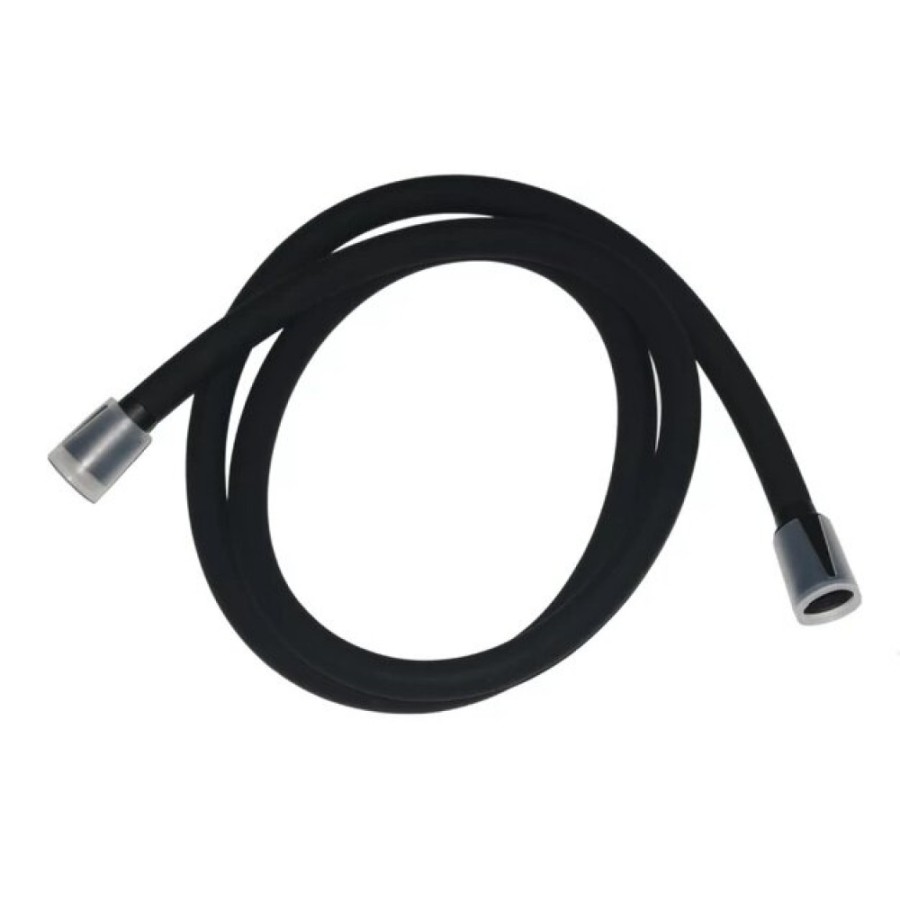 Шланг для душа Iddis Optima Home 120 см, силиконовый, черный матовый, OPH12BLi19