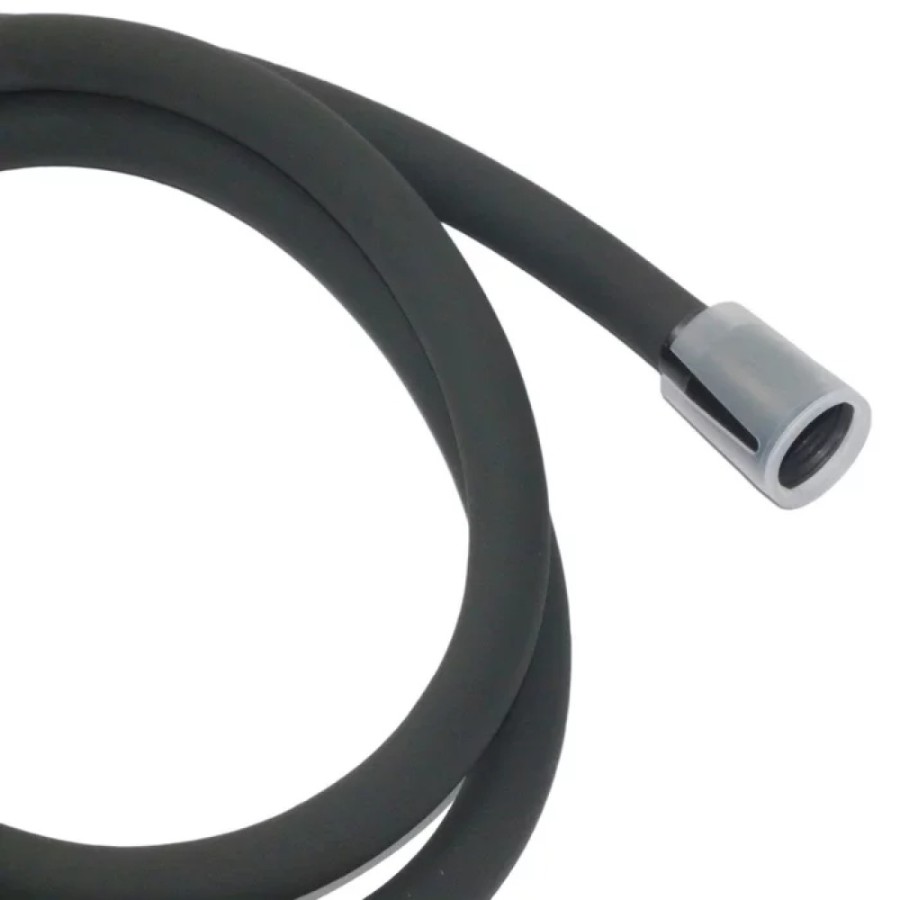 Шланг для душа Iddis Optima Home 120 см, силиконовый, графит матовый, OPH12GLi19