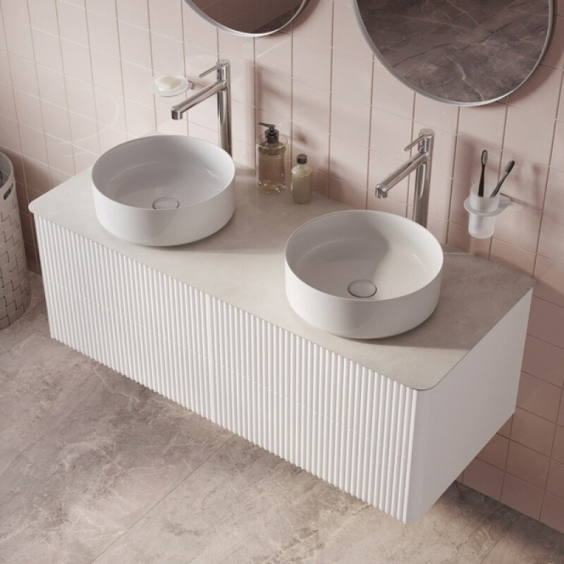 Столешница Iddis Optima Home OPH12W0i89, 120 х 50 см, керамогранит, светлый бетон