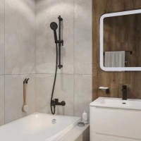 Шланг для душа Iddis Optima Home 150 см, силиконовый, черный матовый, OPH15BLi19
