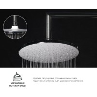 Верхний душ Iddis Optima Home OPH22CRi64, хром