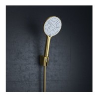Душевая лейка Iddis Optima Home OPH3FMGi18, PVD-покрытие, 3 режима, золото матовое