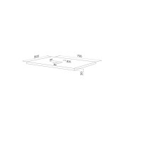 Столешница Iddis Optima Home OPH70BVi89, 70 см, МДФ, дуб верона