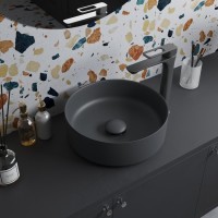 Донный клапан Iddis Optima Home, без перелива, cерый матовый, OPHGM00i88