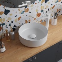Донный клапан Iddis Optima Home, без перелива, белый глянцевый, OPHWS00i88