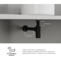 Сифон бутылочный Iddis Optima Home для раковины, бронза, OPTBR00i84