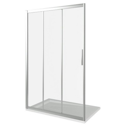 Душевая дверь в нишу Good Door Orion WTW-130-C-CH, 130 х 185 см, стекло прозрачное, хром, ОР00007