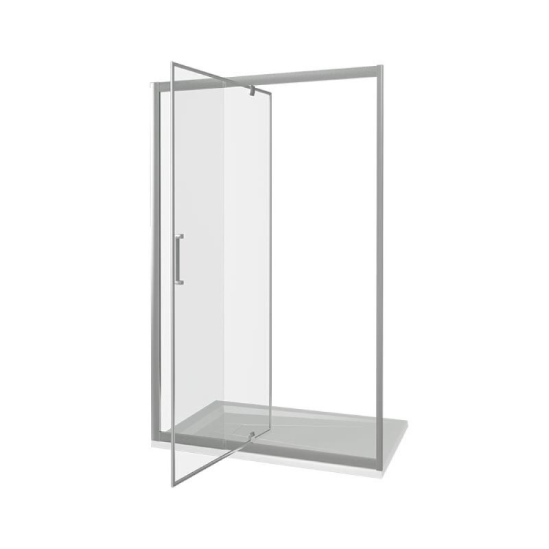 Душевая дверь в нишу Good Door Orion WTW - PD -110-C-CH, 110 х 185 см, стекло прозрачное, хром, ОР00018
