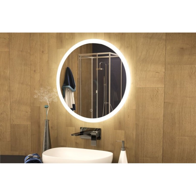 Зеркало Orange Sun, с LED подсветкой и сенсорной кнопкой, OS-70ZE