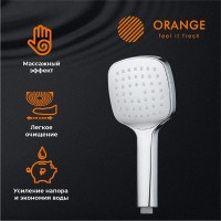 Душевой гарнитур Orange O-Shower, хром, OS063, 5 режимов струи