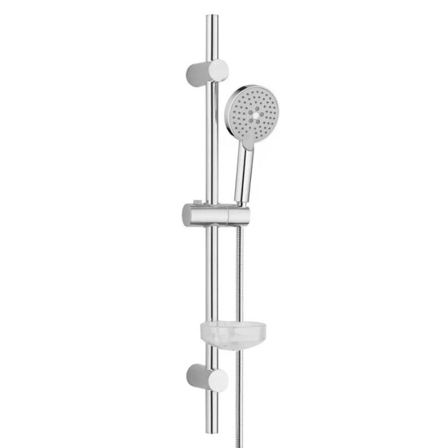 Душевой гарнитур Orange O-Shower OS702cr, лейка 3 режима, с мыльницей, цвет хром