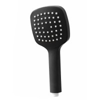 Душевой гарнитур Orange O-Shower OS704b, лейка 1 режим, с мыльницей, цвет черный матовый