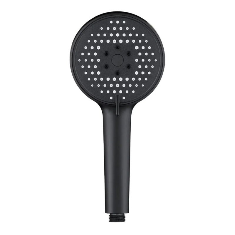 Душевой гарнитур Orange O-Shower OS713b, лейка 3 режима, с мыльницей, цвет черный матовый