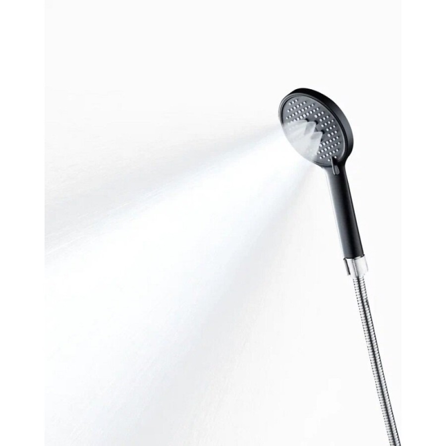 Душевой гарнитур Orange O-Shower OS813b, лейка 3 режима, цвет черный матовый
