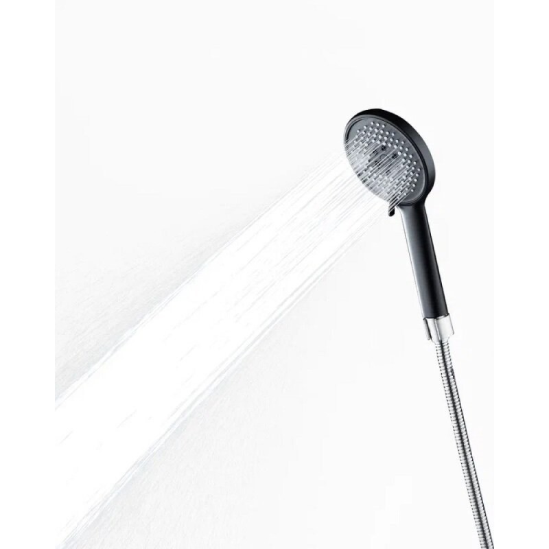 Душевой гарнитур Orange O-Shower OS813b, лейка 3 режима, цвет черный матовый