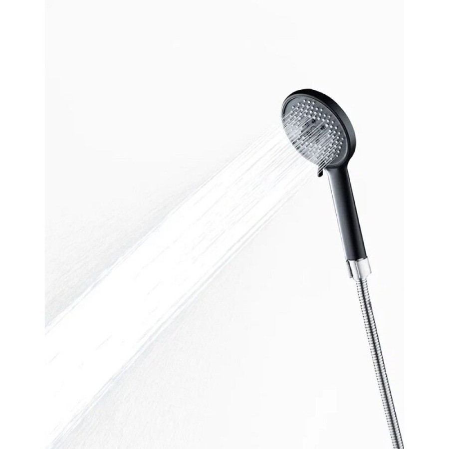 Душевой гарнитур Orange O-Shower OS813b, лейка 3 режима, цвет черный матовый