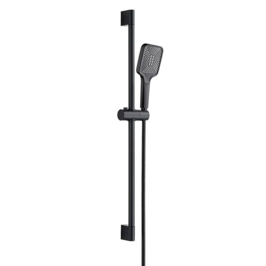 Душевой гарнитур Orange O-Shower OS814b, лейка 1 режим, цвет черный матовый